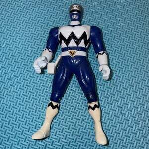 Vintage 1998 Bandai Power Rangers Lost Galaxy Blue Ranger 5.5" Action Figure